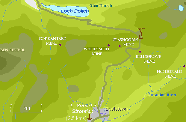 Mines of Strontian Mines of Strontian